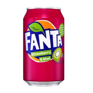 Fanta - Strawberry &amp; Kiwi - 24 x 330 ml