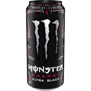 Monster USA - Energy - Zero Ultra Black - 1 x 473 ml