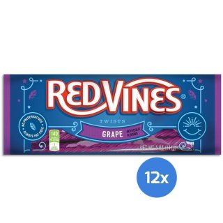 Grape Vines - Original Red Twists - 12 x 141g