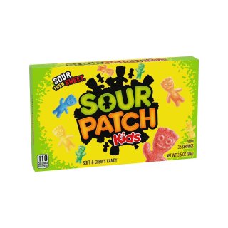 Sour Patch Kids Soft &amp; Chewy Candy - 12 x 99g