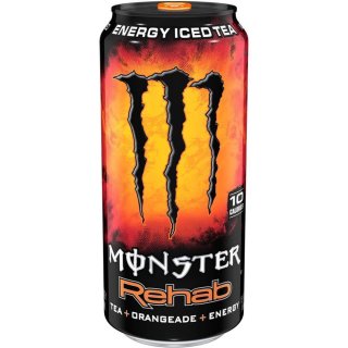 Monster USA - Rehab - Orangeade + Tea + Energy - 1 x 458 ml