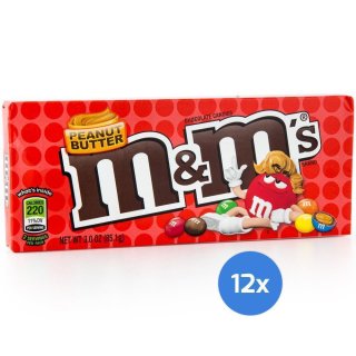 m&amp;ms - Peanut Butter - 12 x 85,1g