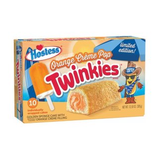 Hostess Twinkies 10x Orange Cr&egrave;me Pop - 1 x 385g