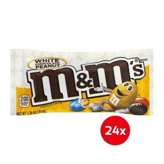 m&amp;ms - White Chocolate Peanut - 24 x 38,6g