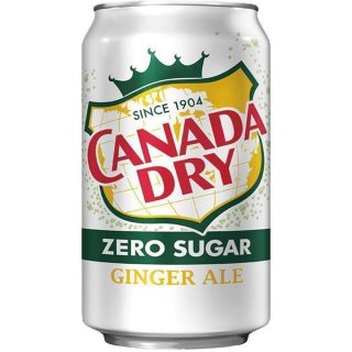 Canada Dry - Zero Ginger Ale - 3 x 355 ml
