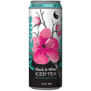 Arizona - Black &amp; White Iced Tea - 3 x 680 ml