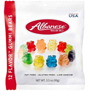 Albanese - 12 Flavor Gummi Bears - 1 x 100g