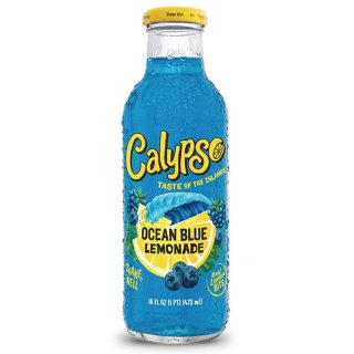 Calypso - Ocean Blue Lemonade - Glasflasche - 6 x 473 ml
