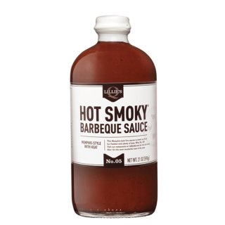 Lillie&acute;s - Hot Smoky Barbeque Sauce - 1 x 595ml