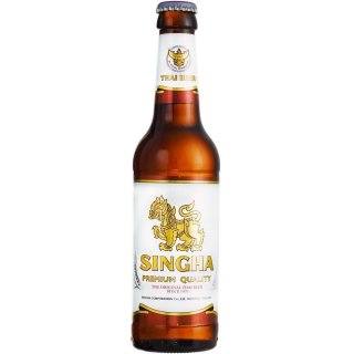 Singha - Lager Beer 5% Vol/Alc. - 12 x 330 ml (inkl. 96 Cent Pfand)