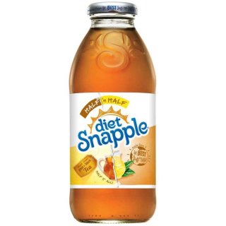 Snapple - DIET Half &amp; Half Glasflasche - 1 x 473 ml
