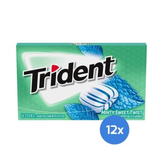 Trident - Minty Sweet Twist - 12 x 14 St&uuml;ck