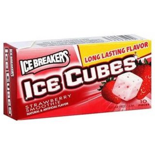 Ice Breakers - Ice Cubes Strawberrysmoothie - Sugar Free - 10 St&uuml;ck