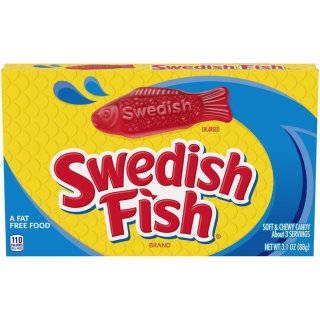 Swedish Fish - Soft &amp; Chewy Candy - 1 x 88g