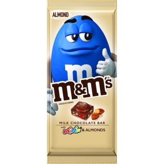 m&amp;ms - Milk Chocolate Bar with Minis &amp; Almonds - 110,6g