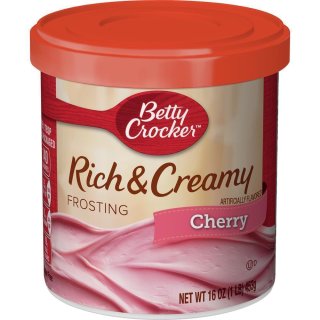 Betty Crocker - Rich &amp; Creamy - Cherry Frosting - 453 g