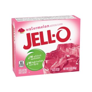 Jell-O - Watermelon Gelatin Dessert - 24 x 85 g