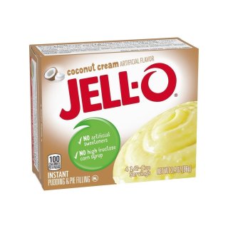 Jell-O - Coconut Cream Instant Pudding &amp; Pie Filling - 24 x 96 g
