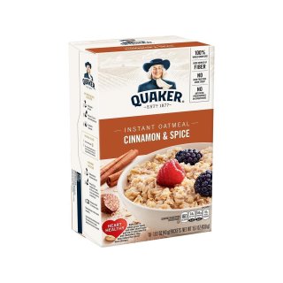 Quaker Instant Oatmeal - Cinnamon &amp; Spice - 344g