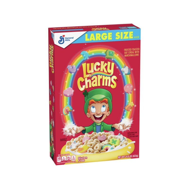 Lucky Charms - Cereal with Marshmallows - Large Size - 10 x 422g, 79,99