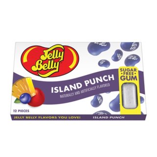 Jelly Belly Island Punch Gum - 1 x 12 St&uuml;ck