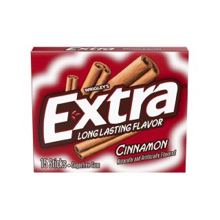 Wrigleys Extra - Long Lasting Flavor - Cinnamon - 1 x 15 St&uuml;ck
