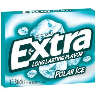 Wrigleys Extra - Long Lasting Flavor - Polar Ice - 1 x 15 St&uuml;ck