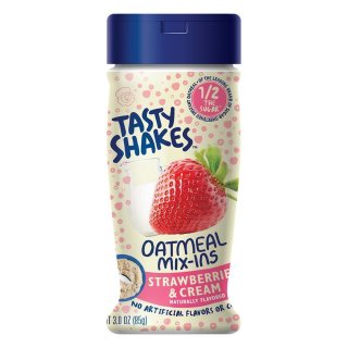 Tasty Shakes Oatmeal Mix Ins - Strawberries &amp; Cream - 85g