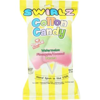 Swirlz Cotton Candy Tropical Flavor - 1 x 88g