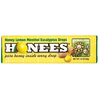 Honees - Honey Lemon Menthol Eucalyptus Drops - 45g