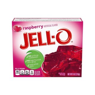 Jell-O - Raspberry Gelatin Dessert - 1 x 170 g