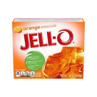 Jell-O - Orange Gelatin Dessert - 24 x 170 g