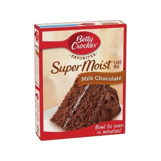 Betty Crocker - Super Moist - Milk Chocolate Cake Mix - 12 x 432 g
