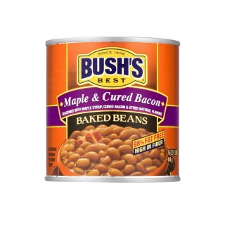Bushs - Maple &amp; Cured Bacon - Baked Beans - 454 g