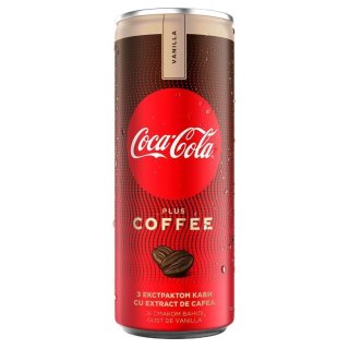Coca-Cola - plus Coffee &amp; Vanilla - 3 x 250 ml