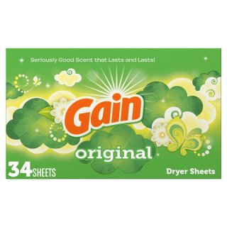 Gain Dryer Sheets Original - 34 St&uuml;ck