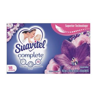 Suavitel Dryer Sheets Complete Lavender - 1 x 18 St&uuml;ck