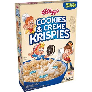 Kelloggs Cookies &amp; Creme Krispies - 8 x 340g