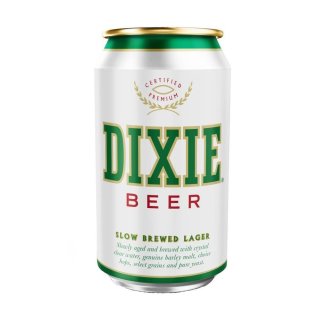Dixie Beer Slow Brewed Lager - 355ml