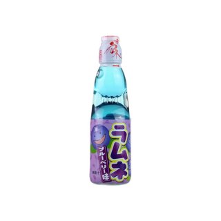 Hata Kosen Ramune Blueberry Japanese Soda - 1 x 200ml