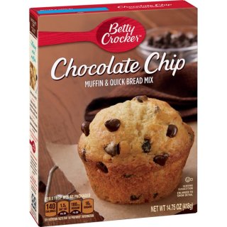 Betty Crocker - Chocolate Chip Muffin &amp; Quick Bread mix - 418g