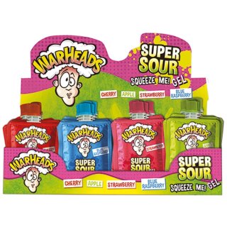 Warheads - Super Sour Gel 4er Pack -4x 20g