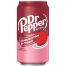 Dr Pepper - Strawberries &amp; Cream - 1 x 355ml