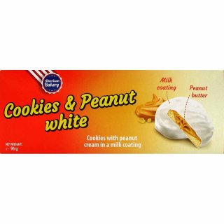 American Bakery - Cookies &amp; Peanut white - 96g