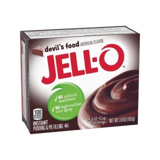 Jell-O - Devils Food Instant Pudding &amp; Pie Filling - 1 x 107 g