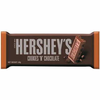 Hersheys Cookies &amp; Chocolate Bar - 1 x 40g