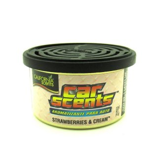 Car Scents - Strawberries &amp; Cream - Duftdose