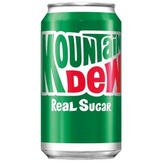 Mountain Dew - Real Sugar - 24 x 355 ml