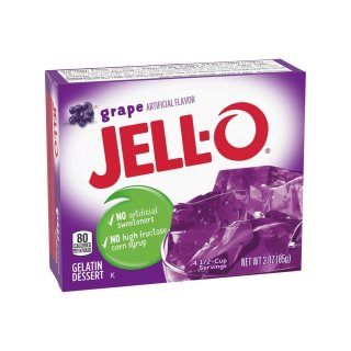 Jell-O - Grape Gelatin Dessert - 1 x 85 g