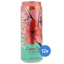 Arizona - Georgia Peach Green Tea With Ginseng &amp; Peach Juice - 12 x 680 ml
